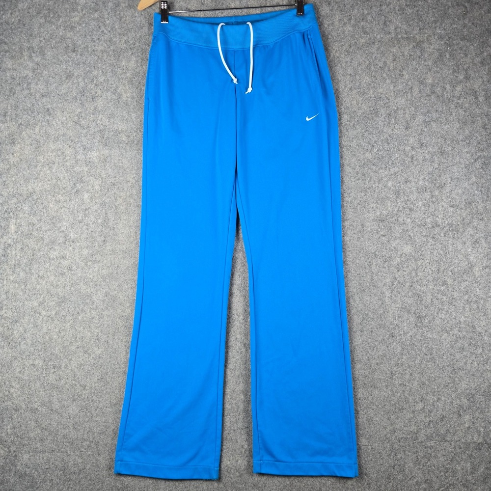 Nike The Athletic Dept Pants Womens Medium Blue Swoosh Track Activewear Y2K